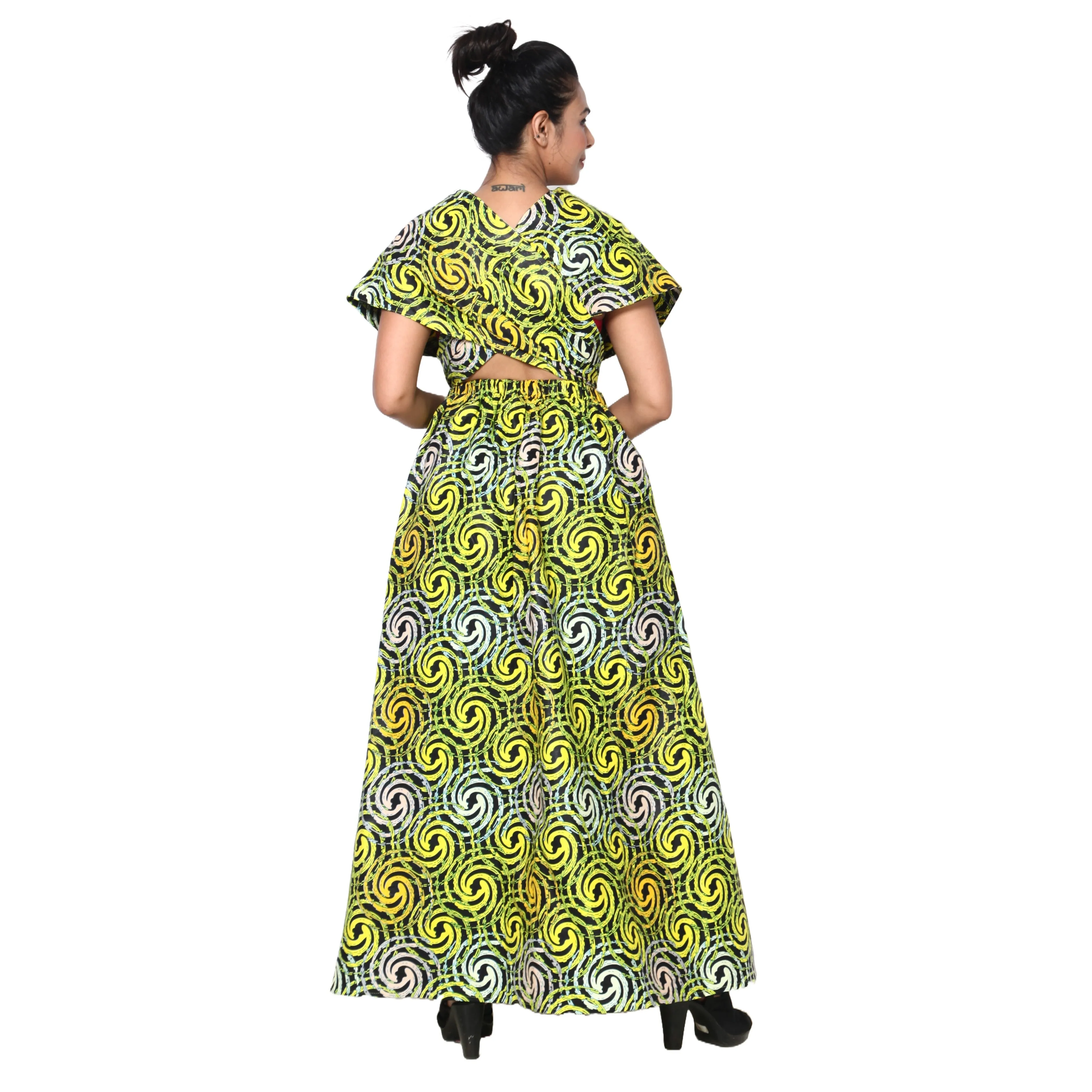 Women's Multi Way Style Maxi Dress -- FI-68L