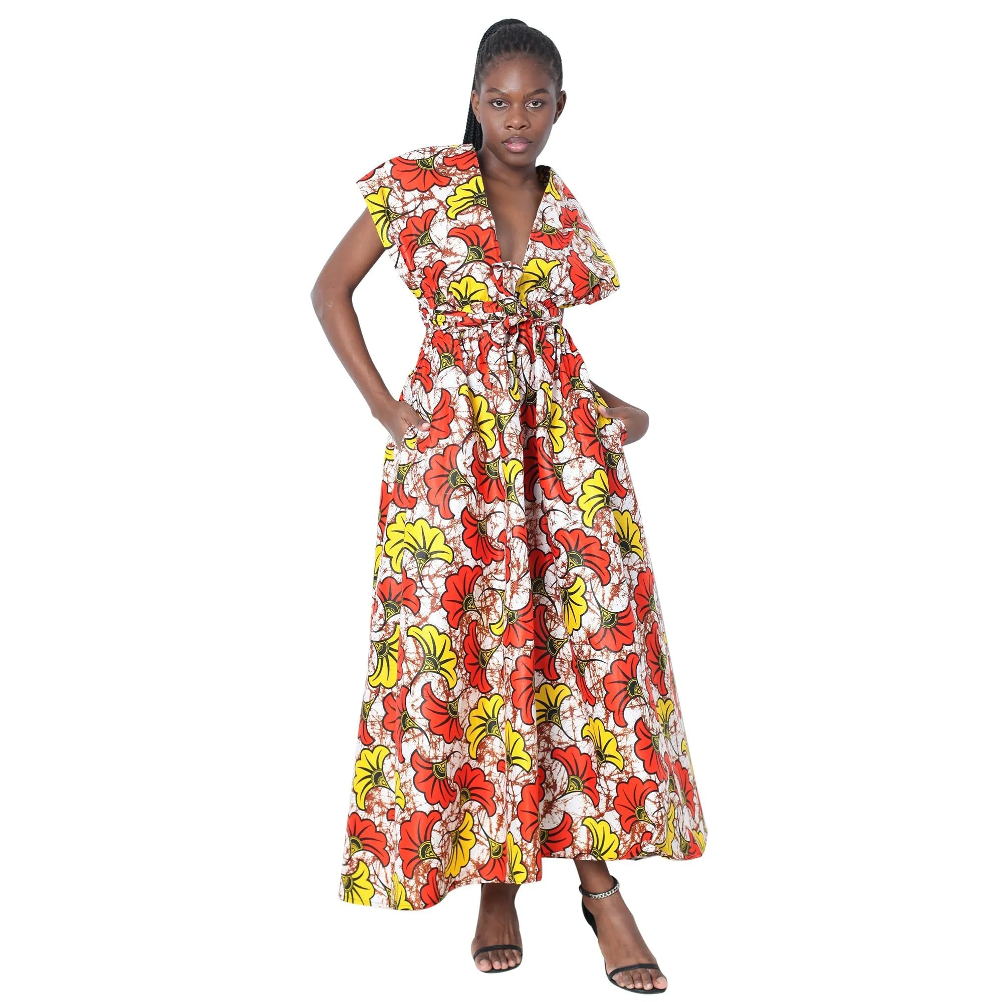 Women's Multi Way Style Maxi Dress -- FI-68L