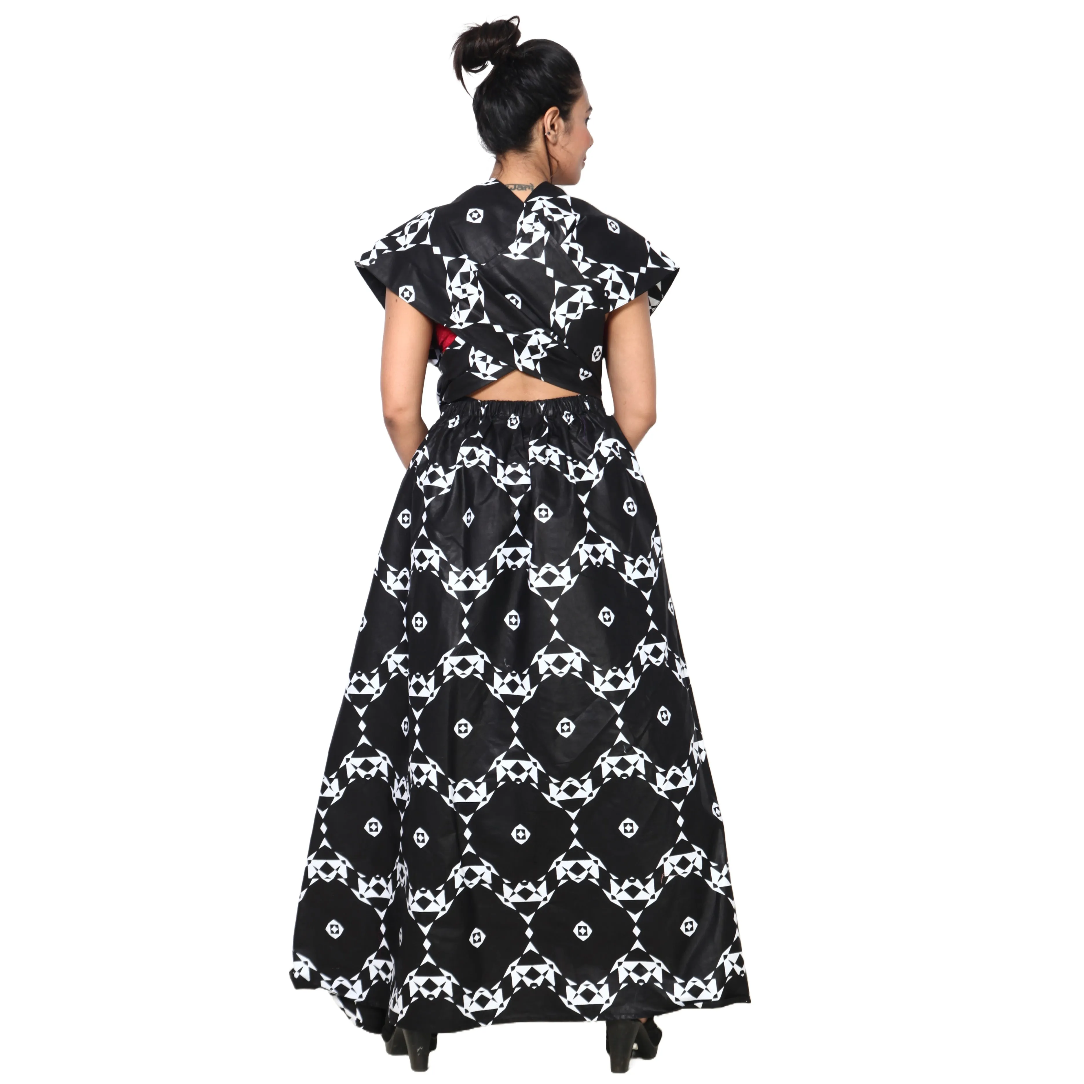 Women's Multi Way Style Maxi Dress -- FI-68L