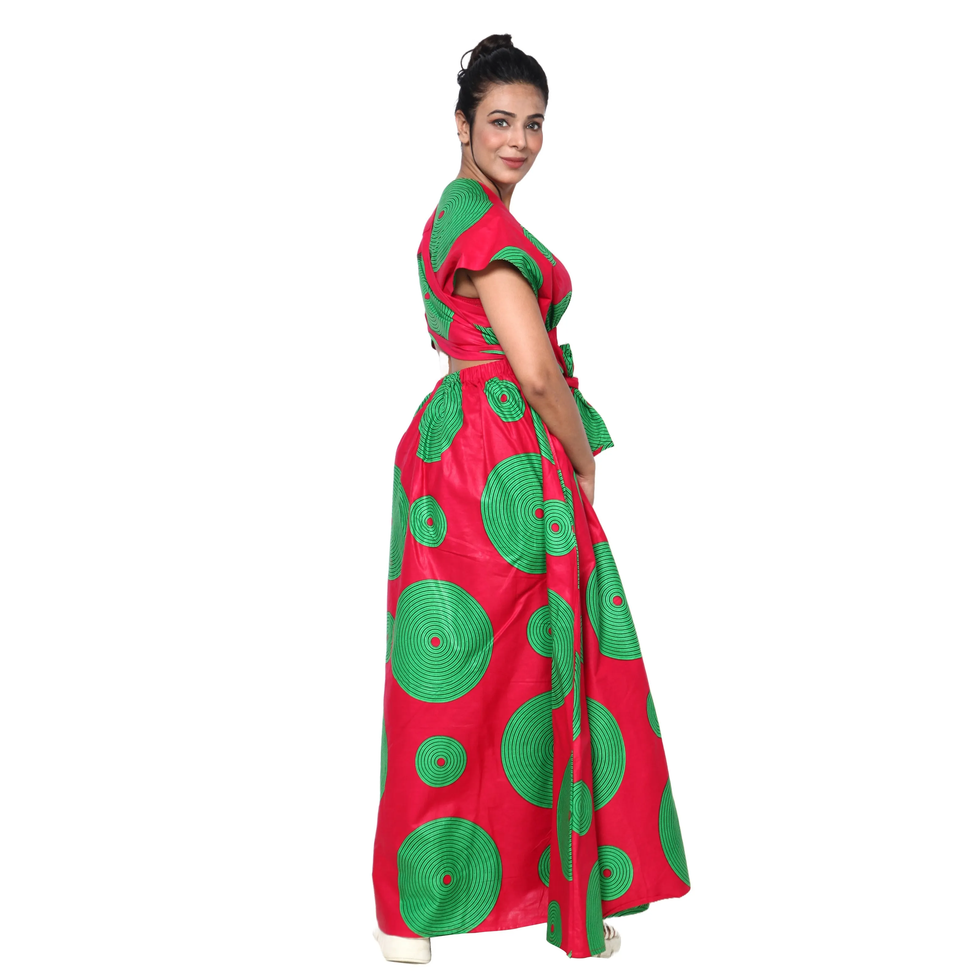 Women's Multi Way Style Maxi Dress -- FI-68L
