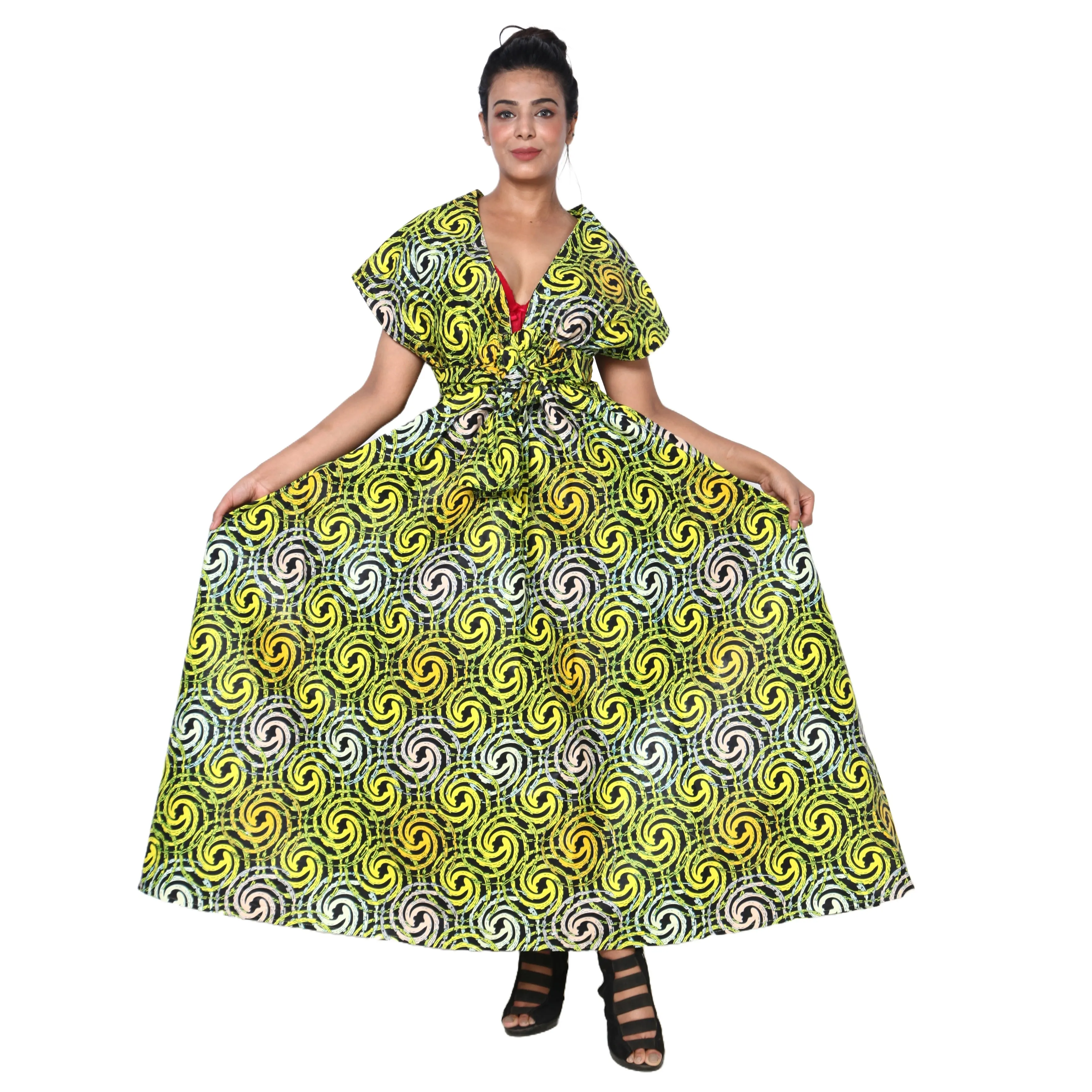 Women's Multi Way Style Maxi Dress -- FI-68L