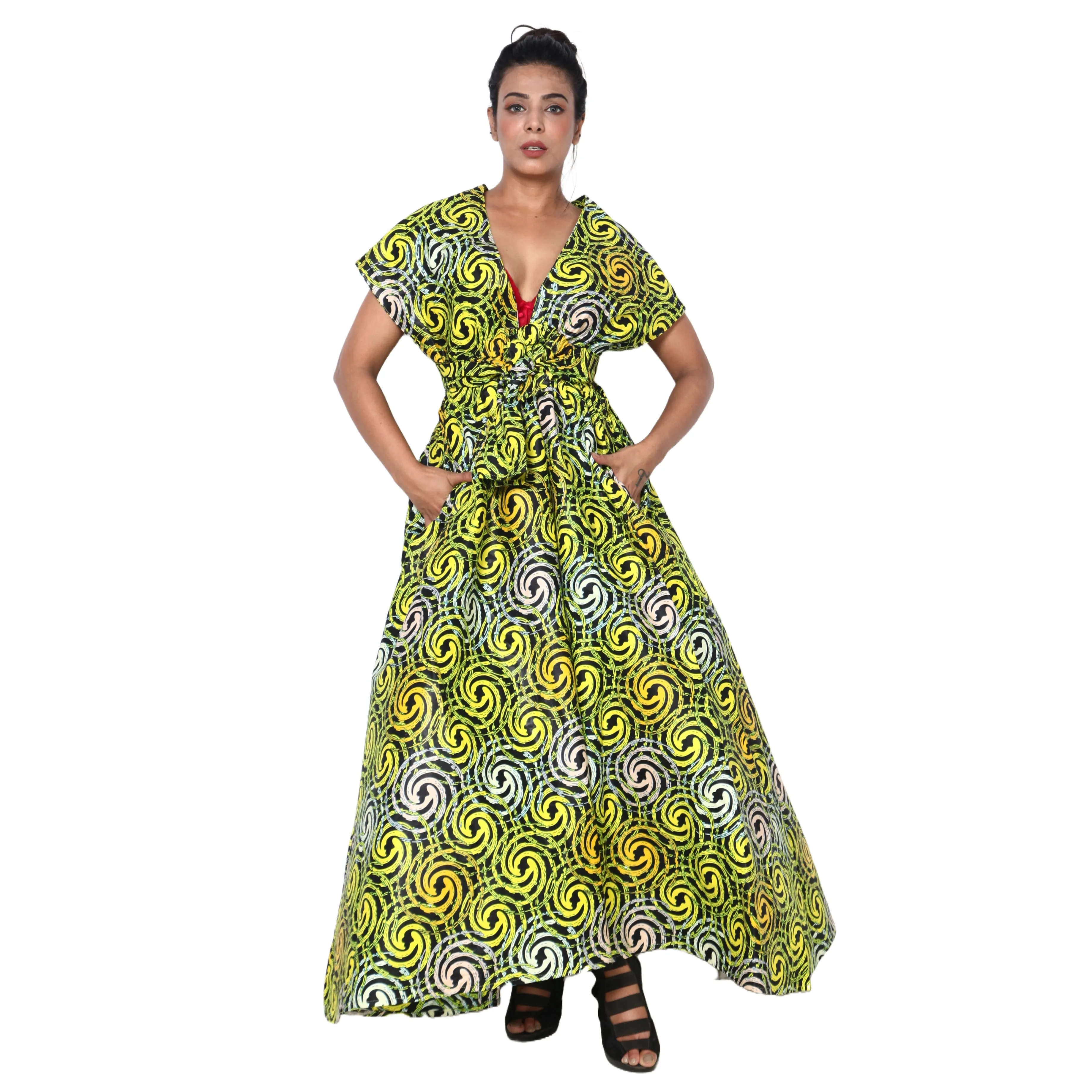 Women's Multi Way Style Maxi Dress -- FI-68L