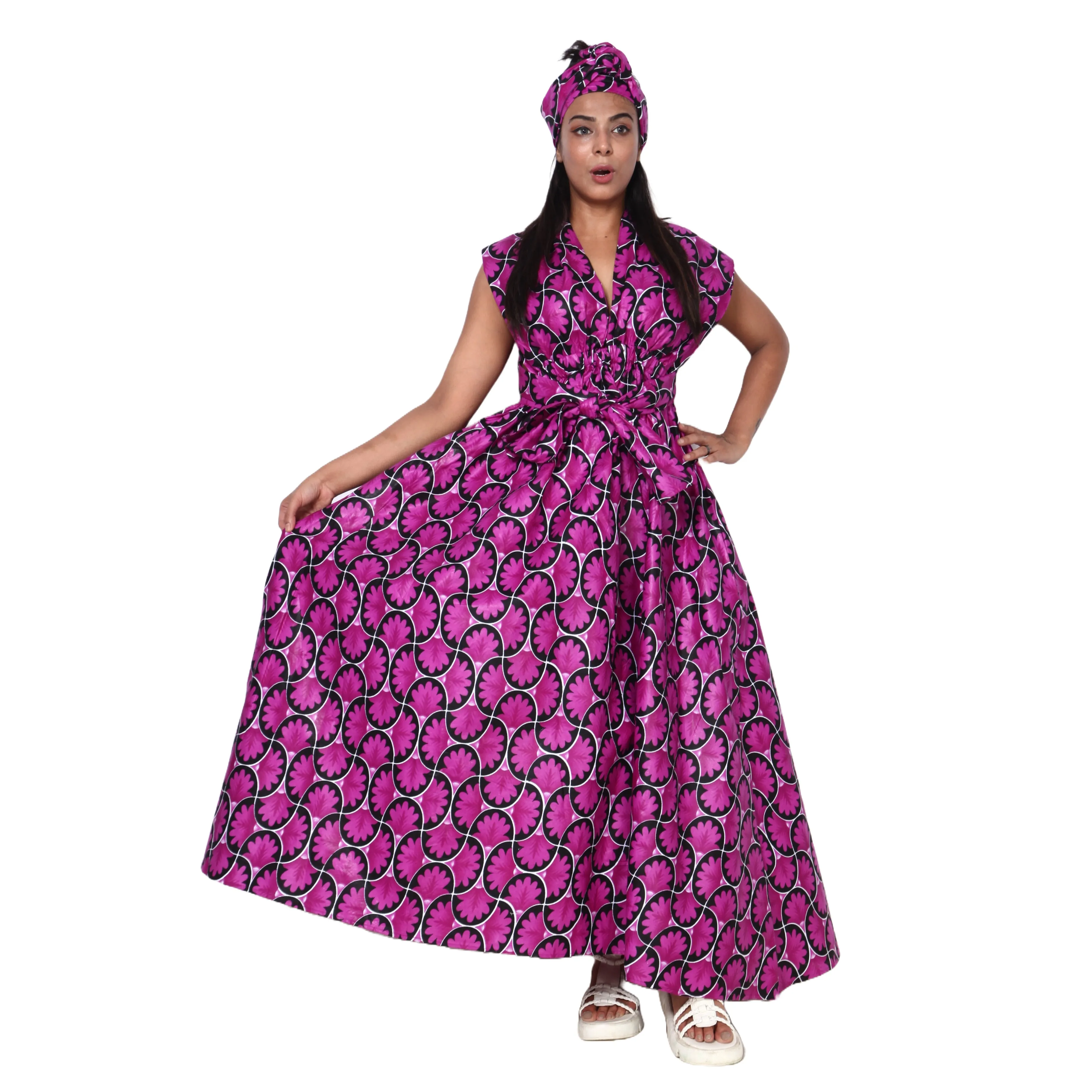 Women's Multi Way Style Maxi Dress -- FI-68L