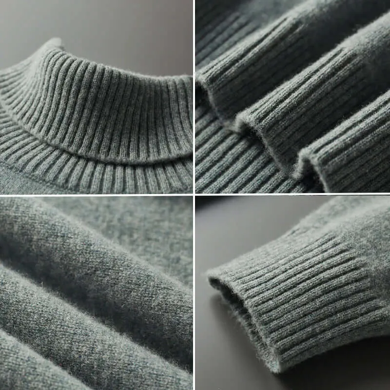 Women's Ribbed Turtleneck Jumper