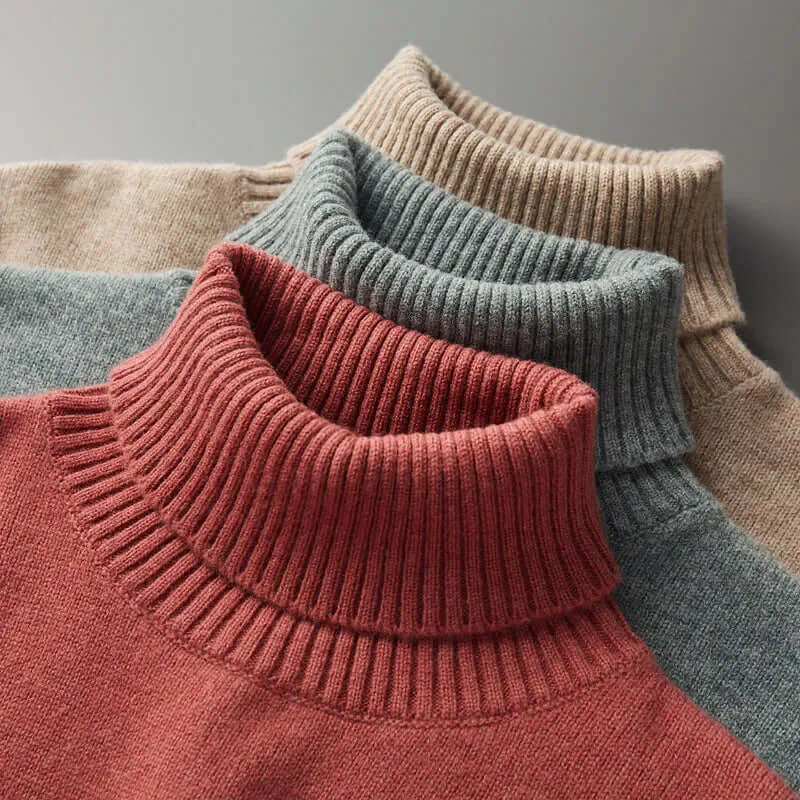 Women's Ribbed Turtleneck Jumper