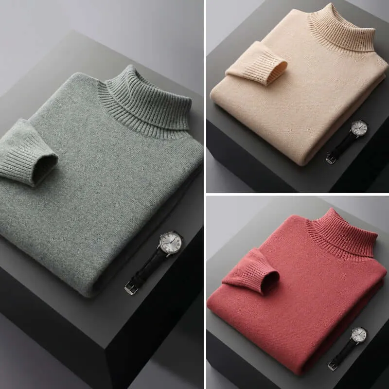 Women's Ribbed Turtleneck Jumper