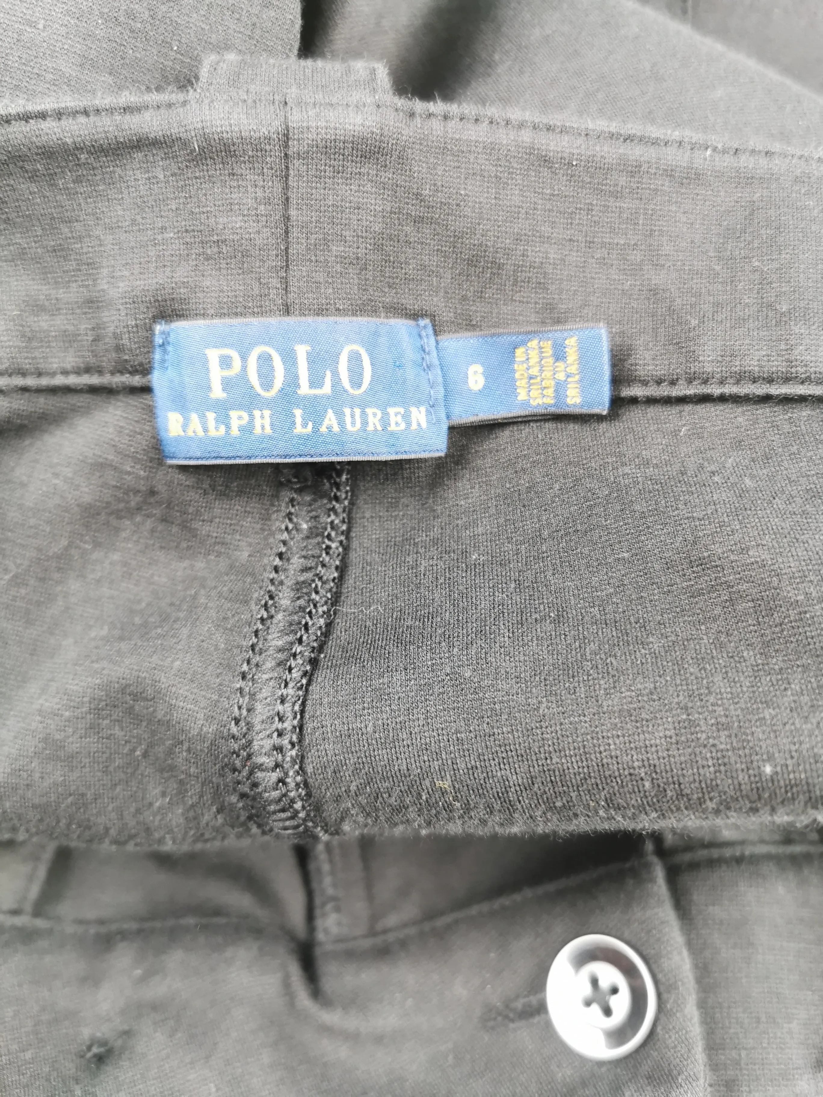 WOMENS SIZE 6 - POLO RALPH LAUREN, Black, Soft Stretch Pants EUC B17