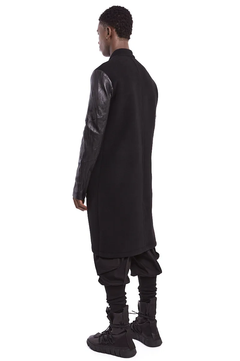 WOOL ZIPPED COAT