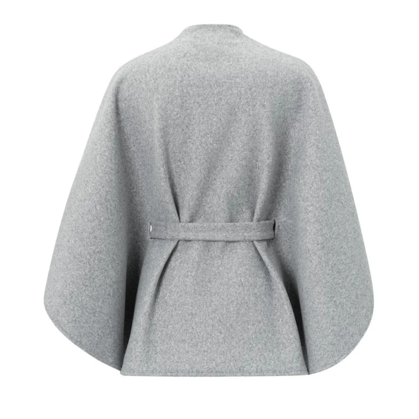 YAYA Medium Grey Poncho with a Strap