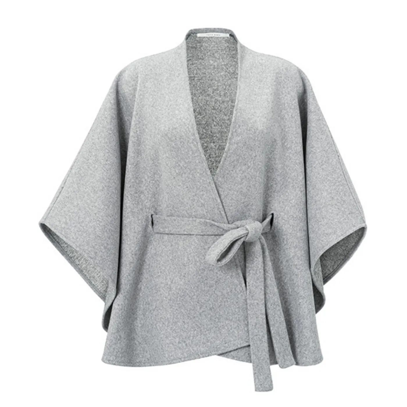 YAYA Medium Grey Poncho with a Strap